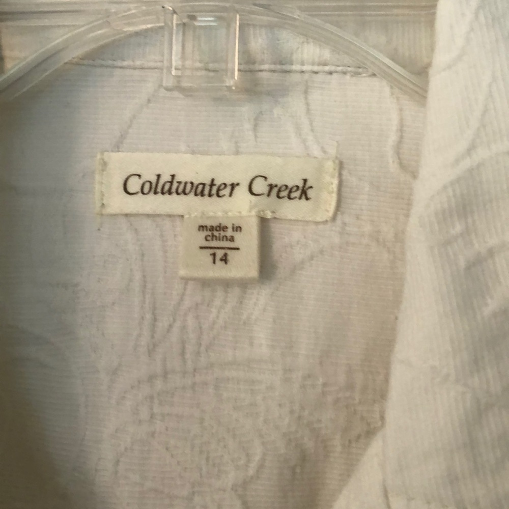 Coldwater Creek embossed casual jacket - Picture 3 of 9